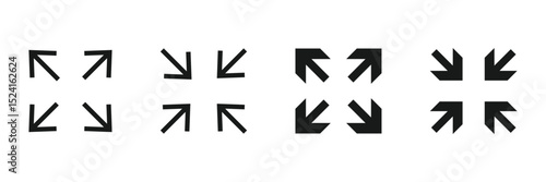 Resize Arrows vector icon
