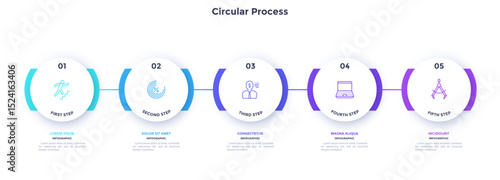 Modern Infographic Vector Banner. Business Presentation Slide