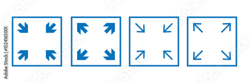 Resize Arrows vector icon
