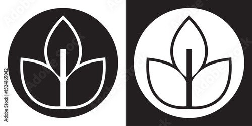 Eco friendly icons. Natural food labels. vector illustration. EPS 10/AI