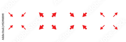 Resize Arrows vector icon