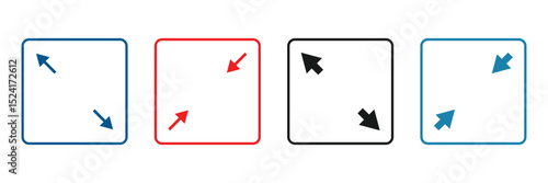 Resize Arrows vector icon
