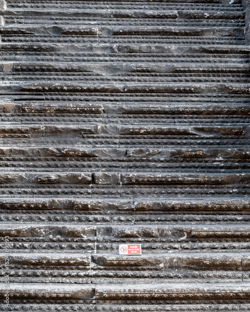 Obraz premium Ancient temples of the abandoned city of Angkor, near the city of Siem Reap, Cambodia. Do not climb