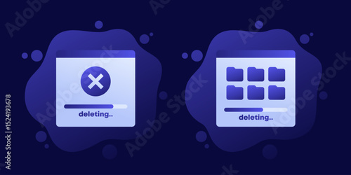 deleting files and data vector designs