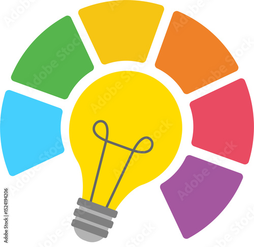 Lightbulb infographic