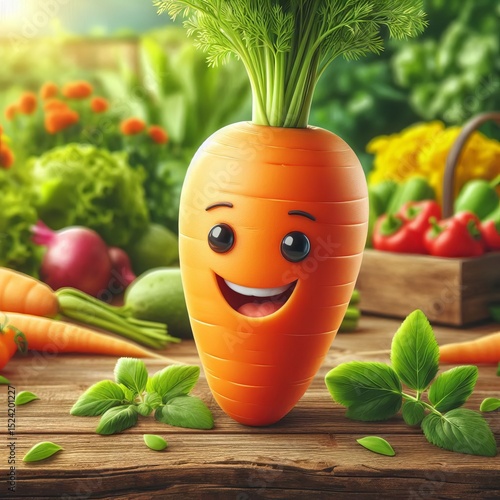 Cute vegetable