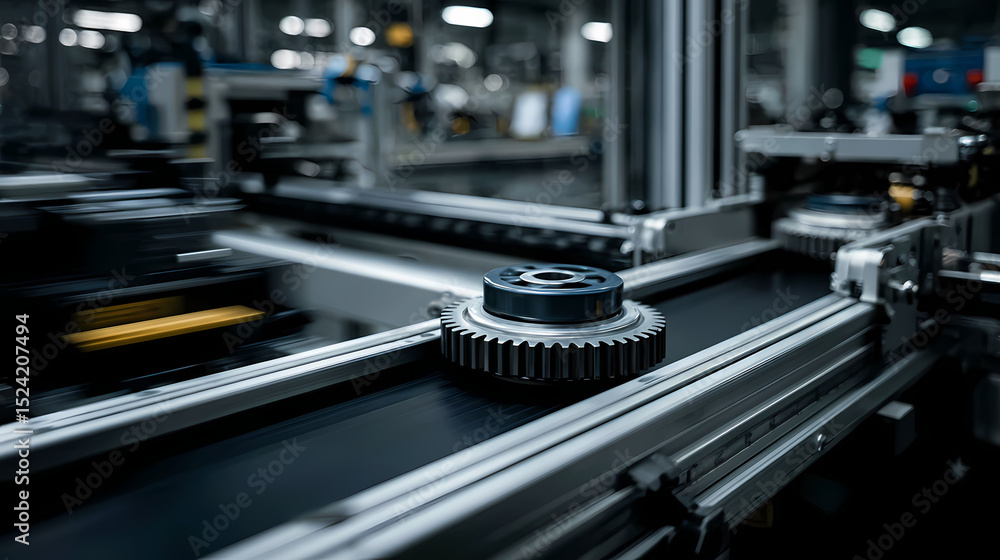 Naklejka premium Automation Logo Design Management Solutions Production Icon Modern Tech Brand Identity Streamlined Process Symbol Efficiency Focused Visual Mark Business Growth 