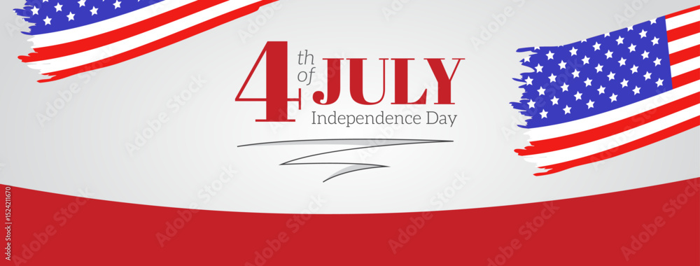 Independence Day 4th of July banner design | USA patriotic flag and Stars for social media promotion and web graphics Independence Day 4th of July banner design | USA patriotic flag and Stars for social media promotion and web graphics