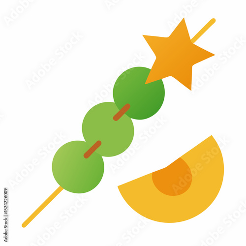 vector illustration of an abstract background with shells