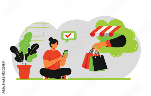 Effortless Online Shopping Seamless Mobile Commerce Experience, Convenient Delivery of Goods, and Secure Payment Options