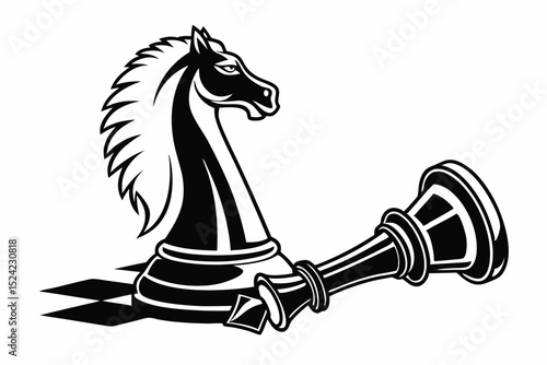 rook bird sihouette black vector