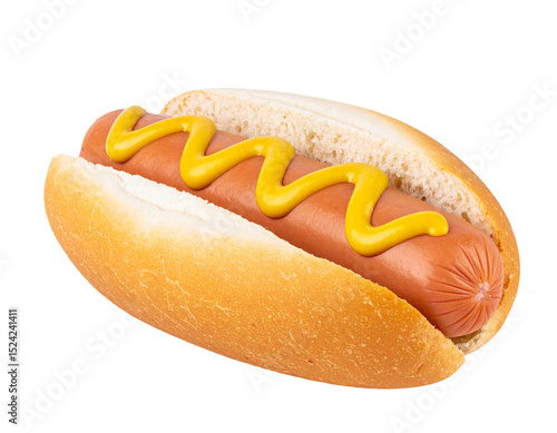 Delicious Hot Dog with Must...