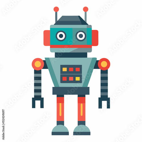 blue robot toy