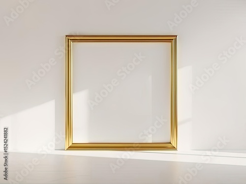 Elegant Gold Frame  Modern Design Element