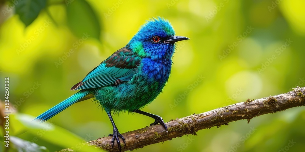 Obraz premium Shining Honeycreeper in Central America