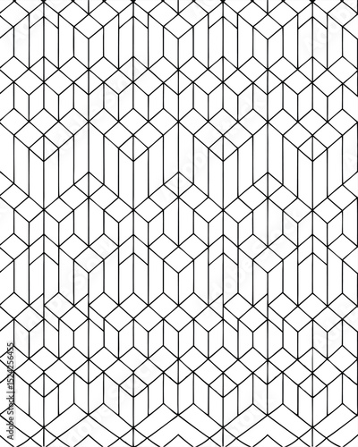 Seamless geometric pattern vector illustration for abstract background or wallpaper