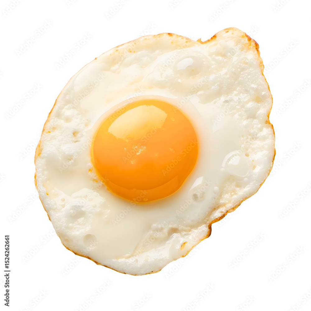 Fried egg isolated on transparent background Fried egg isolated on transparent background