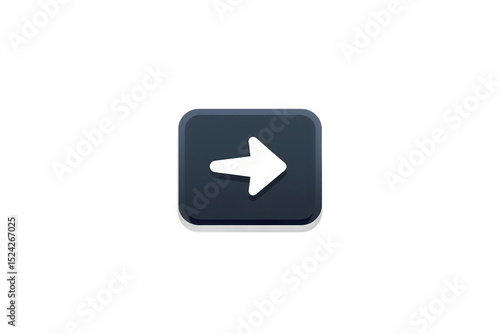 Free Download Navigating forward directional arrow icon on minimalist background for graphic design projects - GFXLoad