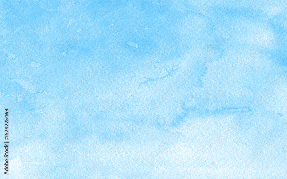 Obraz premium soft light blue watercolor texture background isolated on transparent background png