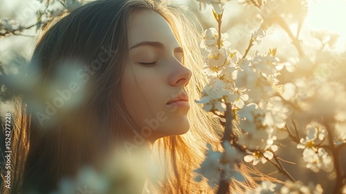 create a picture in the style of a real photo on the theme - Spring has come, the sun, flowers 