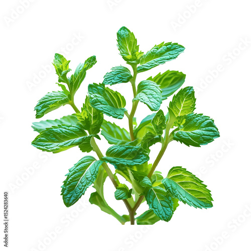 Fresh Mint Leaves Illustration