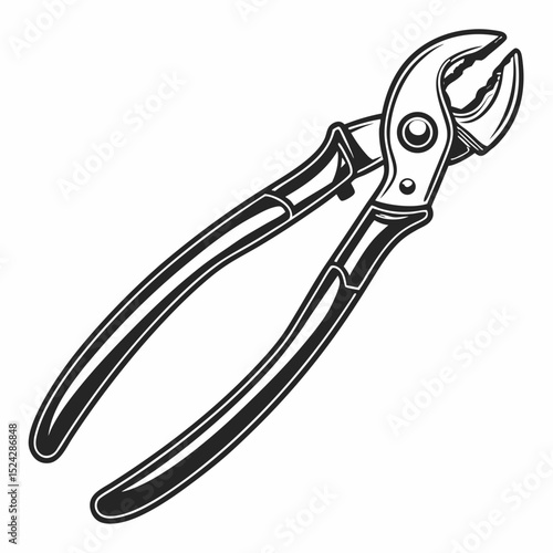 Professional isolated pliers image transparent background