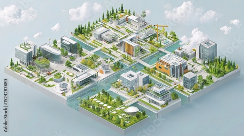 Modern Urban Park Development with Designers and Builders Collaboration