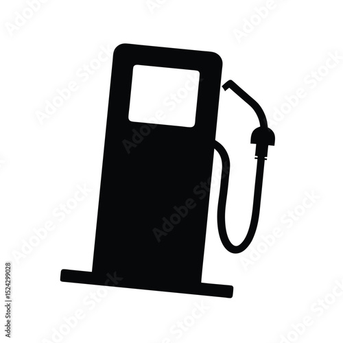 gas pump isolated on white
