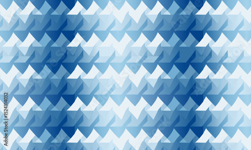 Abstract Jagged Triangle Seamless Pattern with Transparent Layers