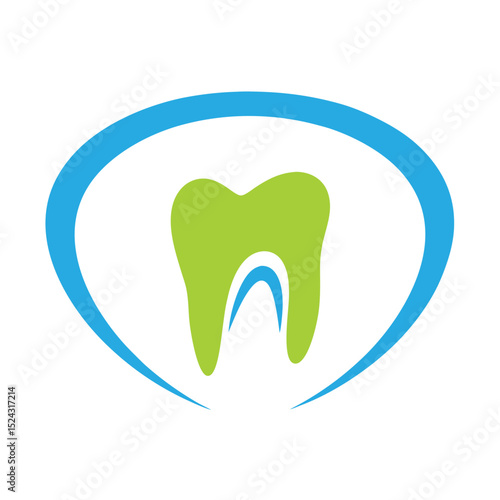 Dental Care Tooth Logo Vector Dentist Clinic Logo Vector Art.