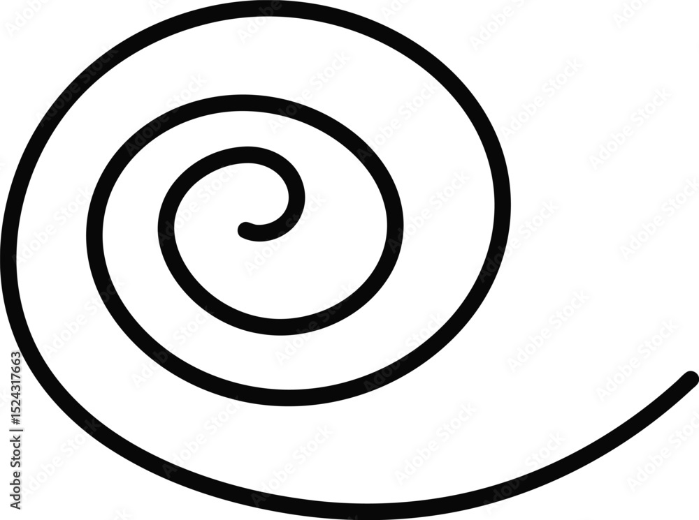 Dynamic spiral in black and white: A captivating black spiral against a clean background, evoking a sense of movement, growth, and limitless potential. The art invites exploration. Dynamic spiral in black and white: A captivating black spiral against a clean background, evoking a sense of movement, growth, and limitless potential. The art invites exploration.
