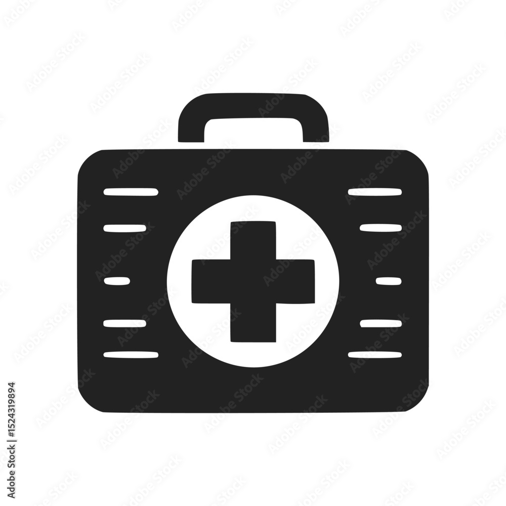 Obraz premium Medical First Aid Kit Icon