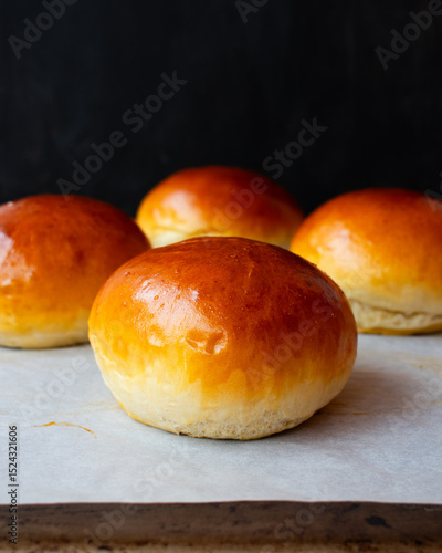 Pan brioche para hamburguesas
