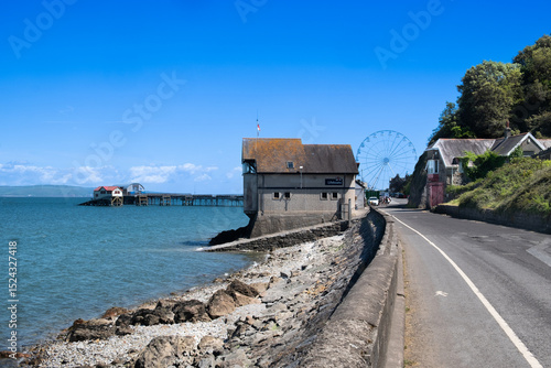 A road leading to Mumbles Pier, Swansea, South Wales