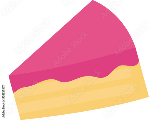 a sponge cake with strawberry cream