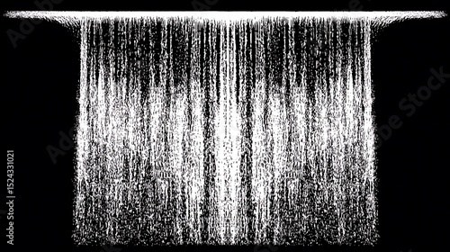 Waterfall illusion in a monochromatic view