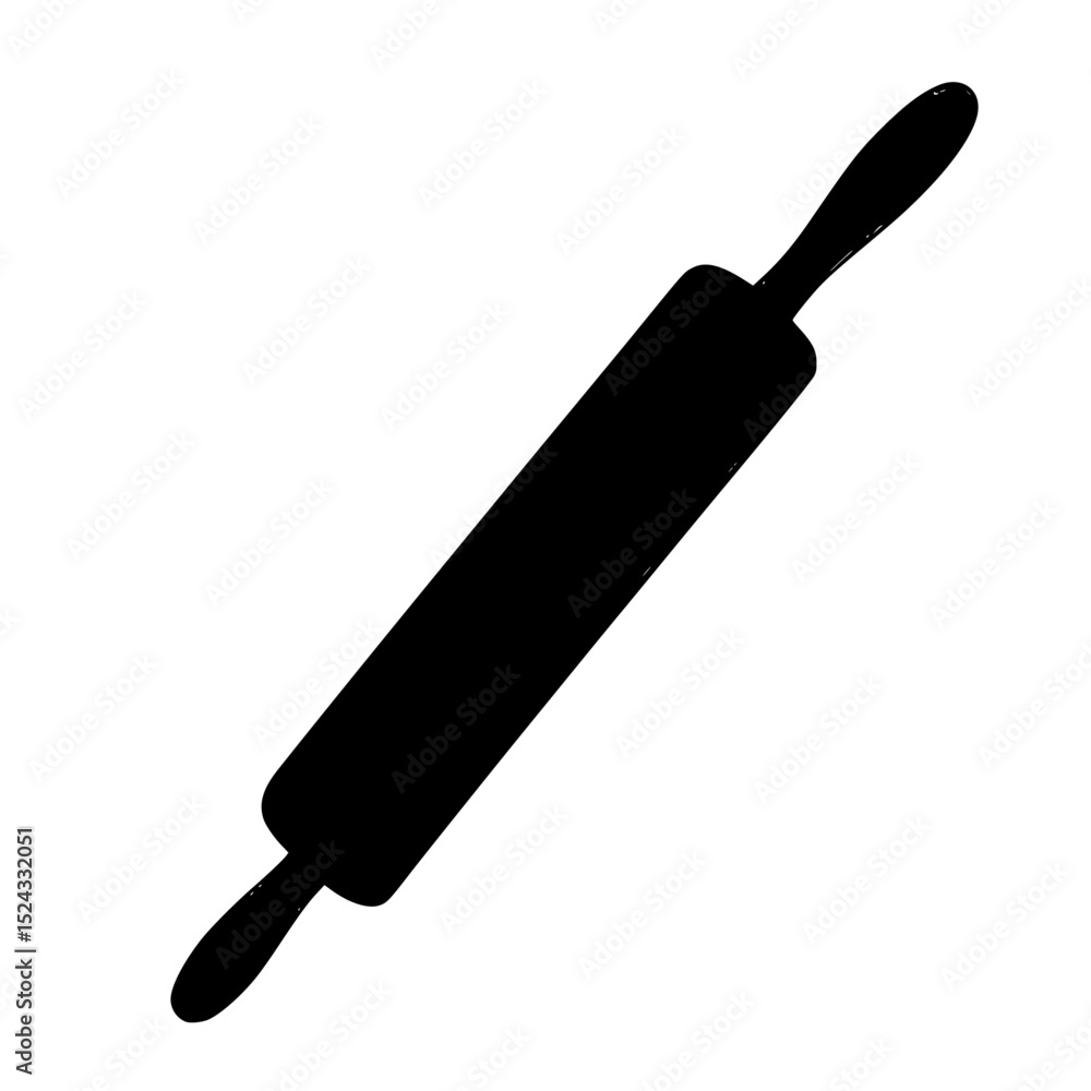 Fototapeta premium a black silhouette of a knife on a transparent background black, icon, knife, silhouette , Generative art.