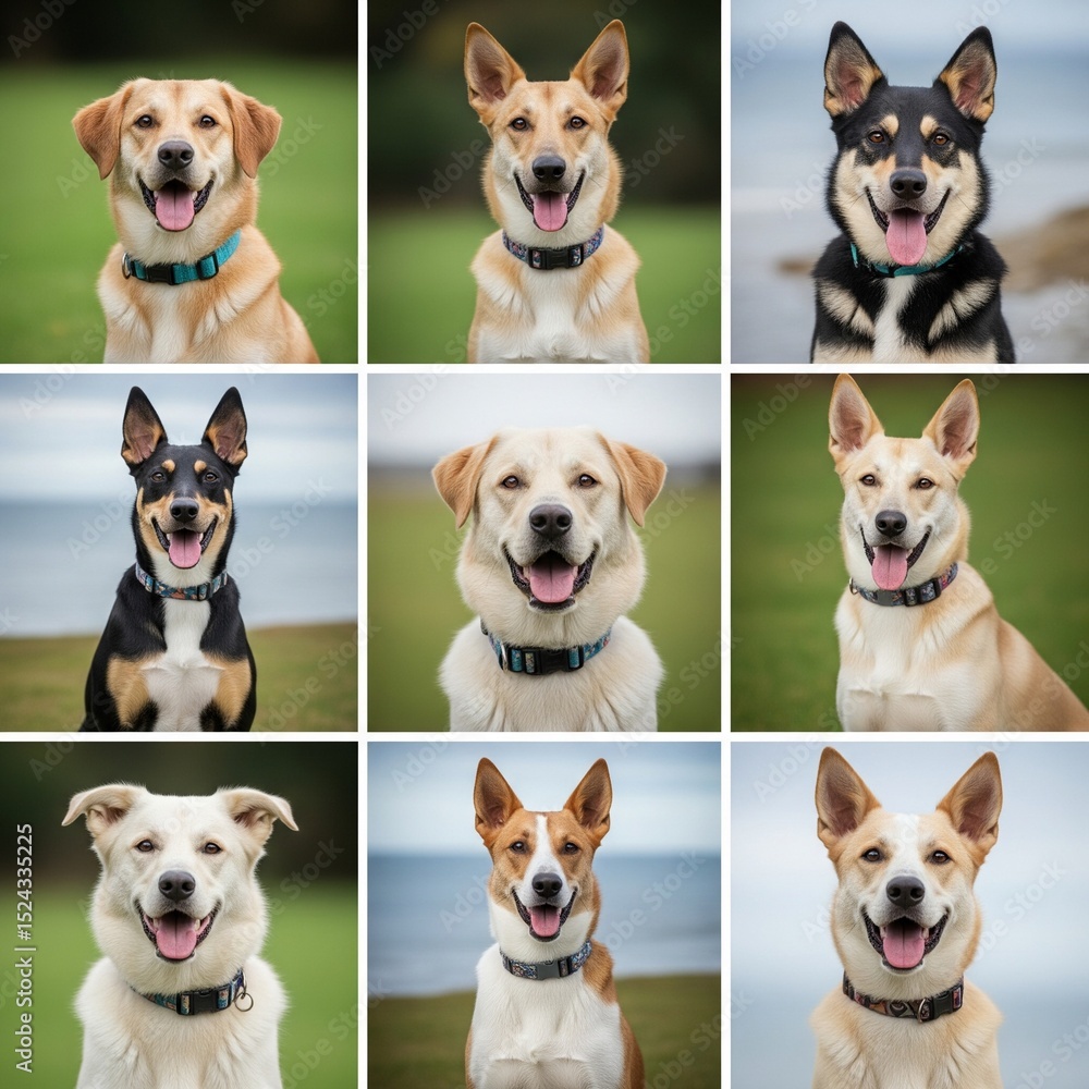 Obraz premium Dogs