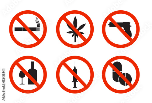 No drugs sign