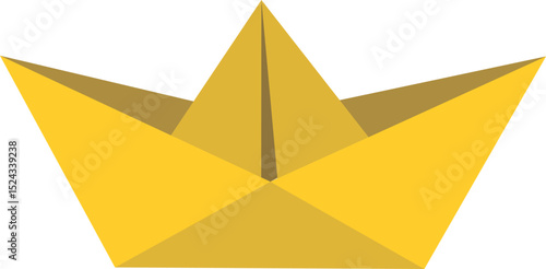 papper boat vector 