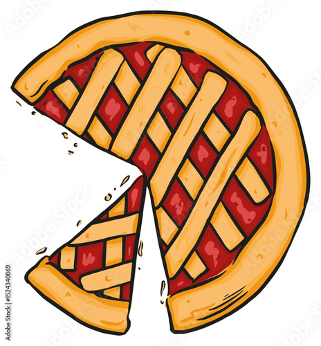 slice pie crust