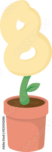 Whimsical Planted Alphabet and Numbers