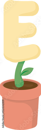 Whimsical Planted Alphabet and Numbers