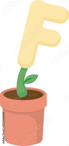 Whimsical Planted Alphabet and Numbers