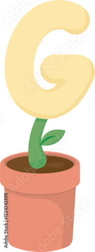 Whimsical Planted Alphabet and Numbers