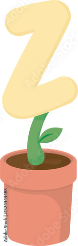 Whimsical Planted Alphabet and Numbers