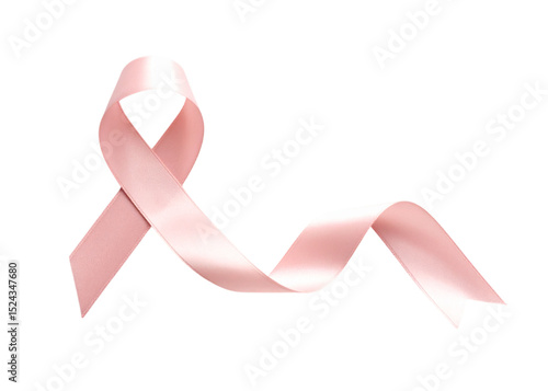 Wallpaper Mural Light pink cancer awareness ribbon isolated on a transparent  background; PNG Torontodigital.ca