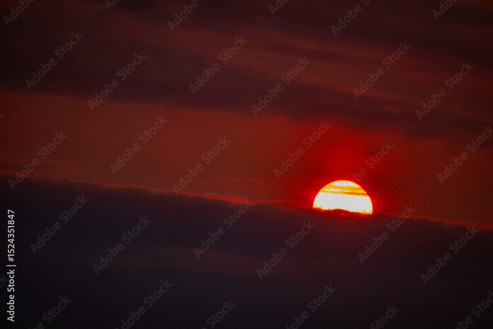Obraz premium Sunset in the sky