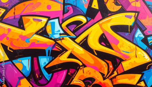 Wallpaper Mural crunchy abstract background, psychedelic illustration Torontodigital.ca