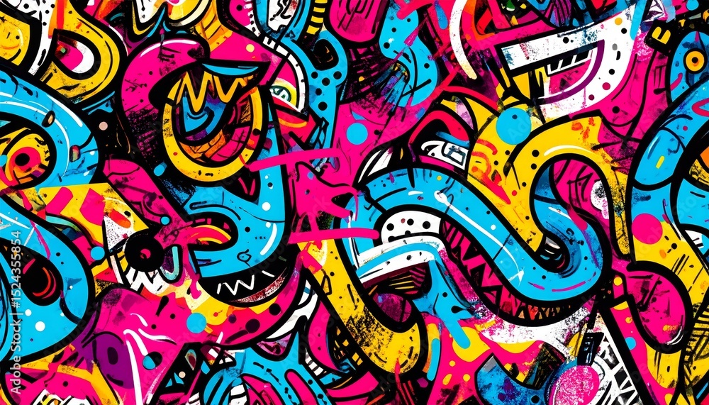 crunchy abstract background, psychedelic illustration